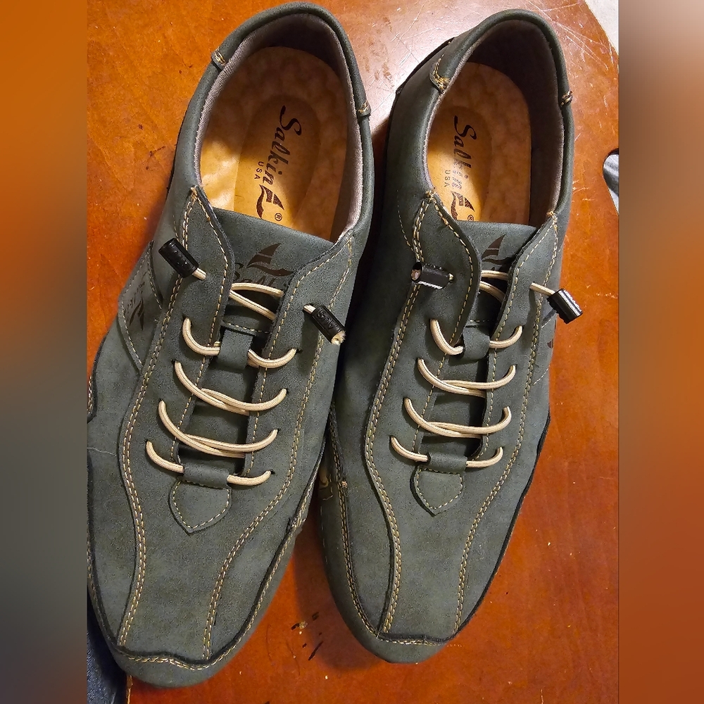 Mens Salkin Leather barefoot shoes